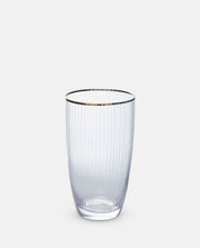 Italia Gold Rim High Ball Glass - Carton of 4