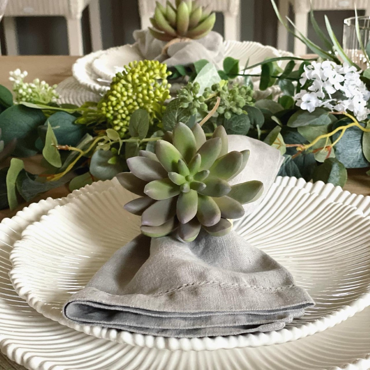 Echeveria Napkin Ring No6